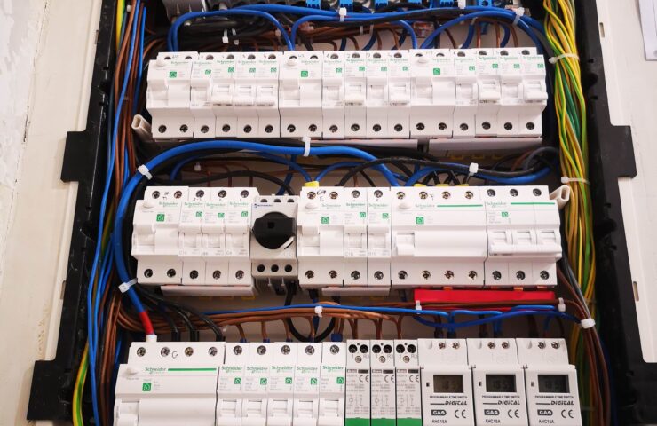 Lakáselosztó különböző védelmekkel